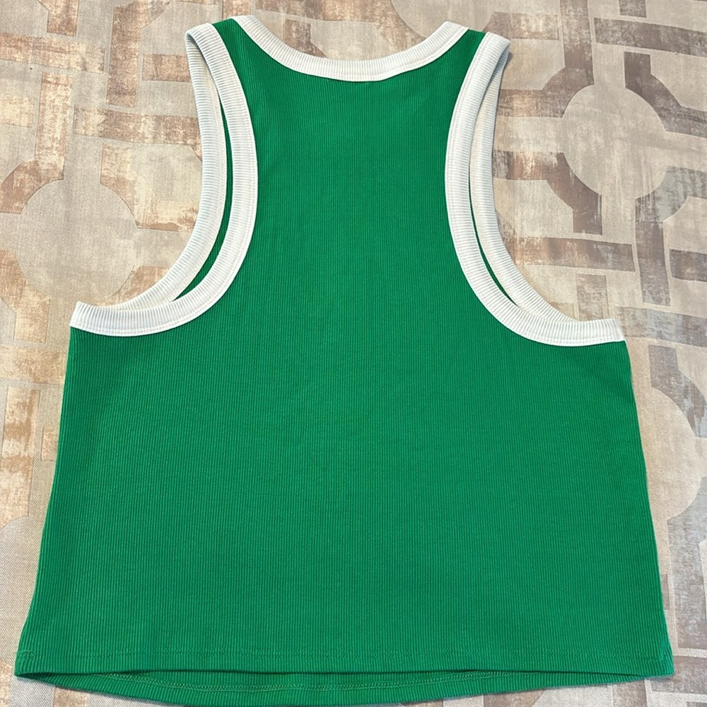 Fitted ribbed tank top from Anthropologie - Picture 2 of 3